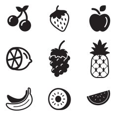 Fruit icons N10