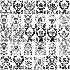 Damask seamless pattern N665