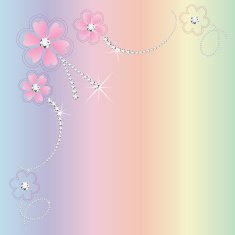 Wedding floral card invitation N2