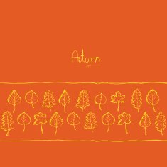 Autumn leaves pattern N14