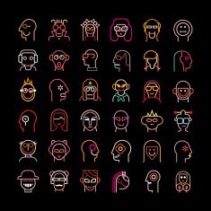Vector Avatar Set