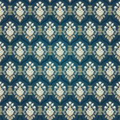 Colorful seamless damask N10