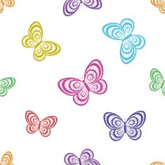 Background butterflies N4