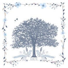 Card with Big Tree N2