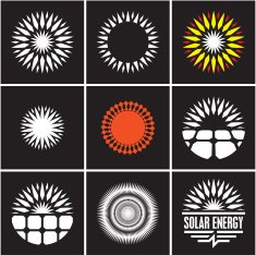 Sun icon Solar energy