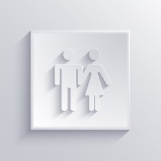 Vector light square icon Eps 10 N23