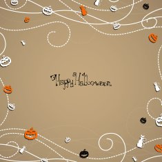 Vector Halloween Background N96