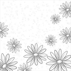Flower background contours N9