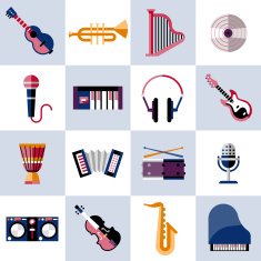 Musical instruments set N2