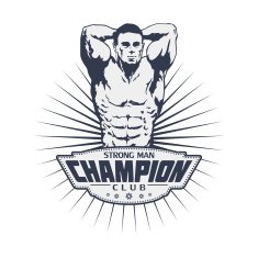 Muscular man - Bodybuilder posing