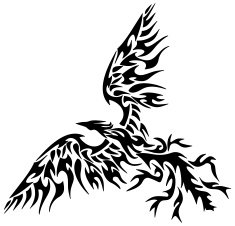tattoo tribal phoenix N2