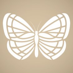 Butterfly silhouette Tattoo style