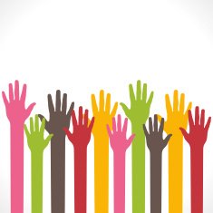 support hand background N2