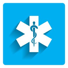 Medical emergency symbol icon free image download