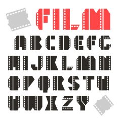 Sans serif decorative font N4
