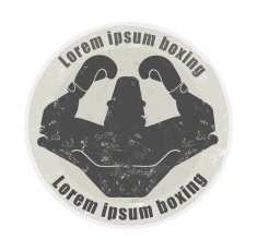 Boxer torso stone emblem