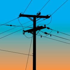 Power Line Silhouette