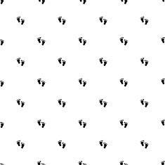 Vector seamless pattern footprint