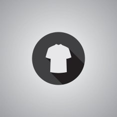 T-shirt symbol flat N2