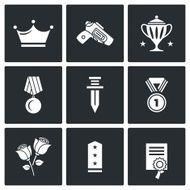 Reward icons Vector Illustration