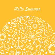 Summer background design N2