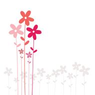 Vector flowers background N8