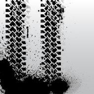 Tire track background N7