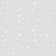 Winter Christmas seamless texture with snowflakes