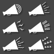 Megaphone Icons N2