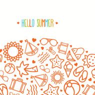 Summer Icons Background N5