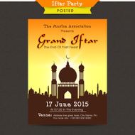 Invitation card for Ramadan Kareem Iftar Party celebration N2