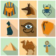Egypt icon set