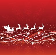 Santa and Deers N4