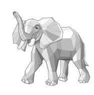 Elephant - vector illustration
