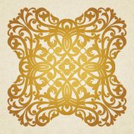 Vector baroque ornament in Victorian style N76