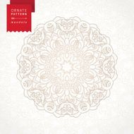 Vector vintage pattern in Victorian style N11