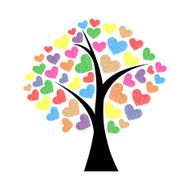 Tree With Hearts N11