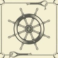 vintage helm vector illustration N2