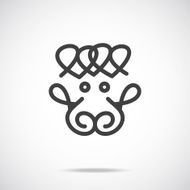 Vector sheep icon