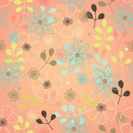 floral seamless pattern N777
