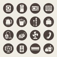 House appliances icons N2
