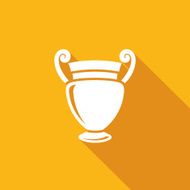 Antique amphora icon or sign vector illustration