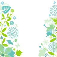 floral frame N271