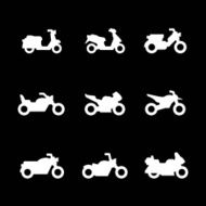 Set icons of motorcycles N2