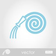 Garden Hose vector icon