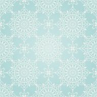Seamless winter ornament