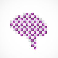 Abstract digital brain technology concept N2