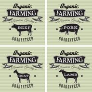 icons pig cow sheep goat N2