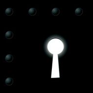 Keyhole seamless vector wallpaper