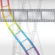Abstract background with a film strip Vector Eps 10 N3